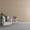 Ekena Millwork 48H x 3/8T Adjustable Wood Slat Wall Panel Kit w/ 3W Slats, Hickory contains 15 Slats SWW60X48X0375HI - alternate 1